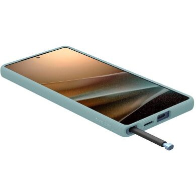 Захисний чохол Spigen (SGP) Caseology Parallax (MagFit) by Spigen для Samsung Galaxy S25 Ultra (S938) ACS09053 - Sage Green