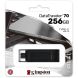Флеш-накопитель Kingston DT 70 256GB Type-C (DT70/256GB) - Black. Фото 4 из 4