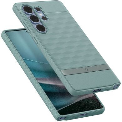 Захисний чохол Spigen (SGP) Caseology Parallax (MagFit) by Spigen для Samsung Galaxy S25 Ultra (S938) ACS09053 - Sage Green