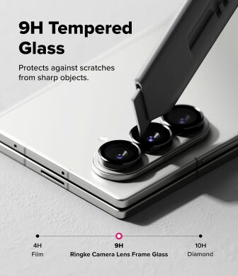 Комплект захисних стекол Ringke Camera Lens Frame Glass для Samsung Galaxy Fold 7 (8800293855484) - Black