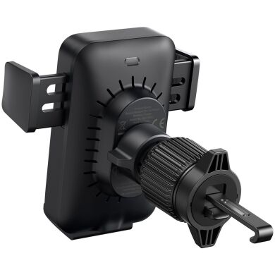 Автомобільний тримач із функцією бездротової зарядки Baseus Wisdom Pro (Air Outlet Version) C40381501123-00 - Black