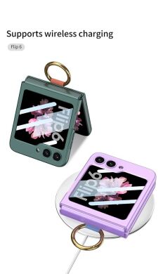 Защитный чехол GKK Hand Strap для Samsung Galaxy Flip 6 - Pink