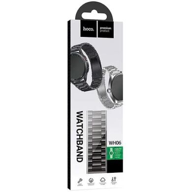Ремешок Hoco WH06 для часов с шириной крепления 22мм - Black