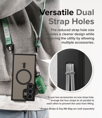 Захисний чохол Ringke Fusion Bold MagSafe для Samsung Galaxy S24 Ultra (S928) 8809961783739 - Matte Black