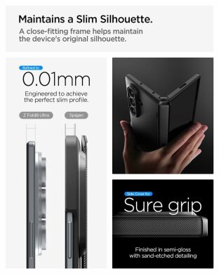 Защитный чехол Spigen Slim Armor Pro (MagFit) для Samsung Galaxy Fold 8 Ultra (ACS11508) - Black