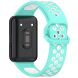 Ремінець Deexe Dot Color для Samsung Galaxy Fit 3 - Teal / White