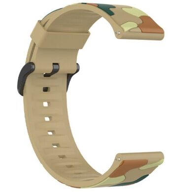 Ремінець Deexe Camo Style для годинників з шириною кріплення 22мм - Khaki
