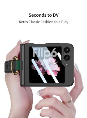 Захисний чохол GKK Hand Strap для Samsung Galaxy Flip 6 - Pink