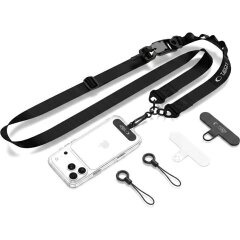 Ремешок для смартфона Tech-Protect C9S Rope Crossbody - Black