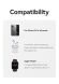 Бездротовий зарядний пристрій USAMS CD234 (15W) 3 in 1 Foldable Wireless Charge - Black