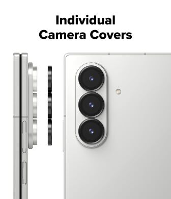 Комплект захисних стекол Ringke Camera Lens Frame Glass для Samsung Galaxy Fold 7 (8800293855484) - Black