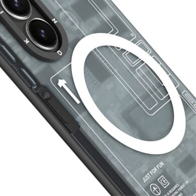 Защитный чехол YOUNGKIT Technology Series для Samsung Galaxy Fold 6 - Technology Black