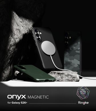 Захисний чохол Ringke Onyx Magnetic (FP) для Samsung Galaxy S26 Plus (S947) 8800328816329 - Black