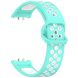 Ремінець Deexe Dot Color для Samsung Galaxy Fit 3 - Teal / White