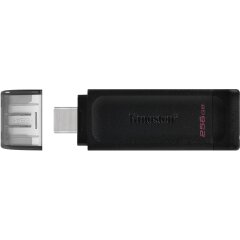 Флеш-накопитель Kingston DT 70 256GB Type-C (DT70/256GB) - Black