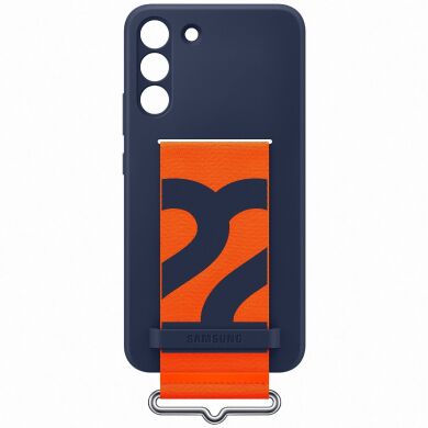 Захисний чохол Silicone Cover with Strap для Samsung Galaxy S22 Plus (S906) EF-GS906TNEGRU - Navy