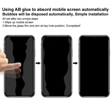 Защитное стекло IMAK 5D Pro+ Full Glue для Samsung Galaxy A15 (A155) - Black