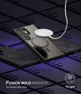 Захисний чохол Ringke Fusion Bold MagSafe для Samsung Galaxy S24 Ultra (S928) 8809961783739 - Matte Black
