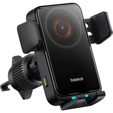 Автомобільний тримач із функцією бездротової зарядки Baseus Wisdom Pro (Air Outlet Version) C40381501123-00 - Black