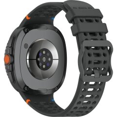Ремешок Reframe Holes Design для Samsung Galaxy Watch 8 (40/44mm) / 8 Classic - Dark Grey