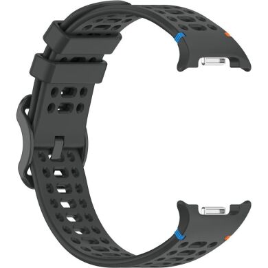 Ремешок Reframe Holes Design для Samsung Galaxy Watch 8 (40/44mm) / 8 Classic - Dark Grey