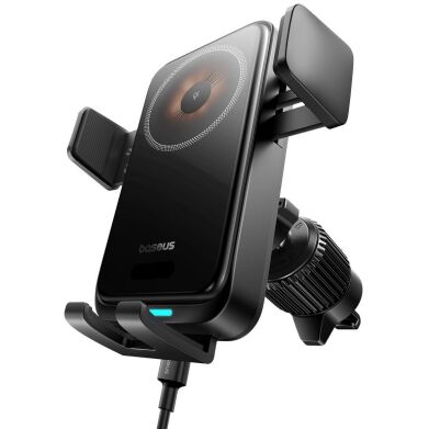 Автомобільний тримач із функцією бездротової зарядки Baseus Wisdom Pro (Air Outlet Version) C40381501123-00 - Black
