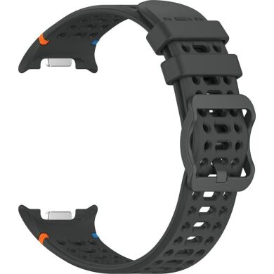 Ремешок Reframe Holes Design для Samsung Galaxy Watch 8 (40/44mm) / 8 Classic - Dark Grey