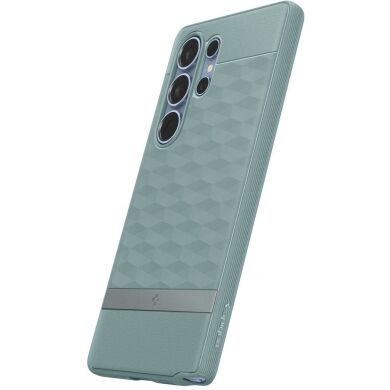 Захисний чохол Spigen (SGP) Caseology Parallax (MagFit) by Spigen для Samsung Galaxy S25 Ultra (S938) ACS09053 - Sage Green