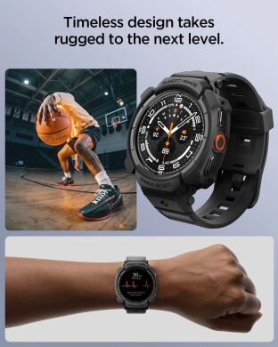 Ремінець Spigen Rugged Armor Pro для Samsung Galaxy Watch Ultra 2 (ACS11612) - Black