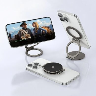 Магнитный держатель Hoco H102 - Metal Gray