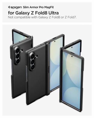 Защитный чехол Spigen Slim Armor Pro (MagFit) для Samsung Galaxy Fold 8 Ultra (ACS11508) - Black