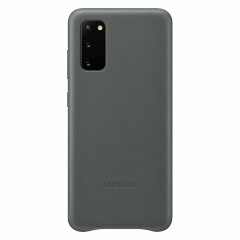 Чохол Leather Cover для Samsung Galaxy S20 (G980) EF-VG980LJEGRU - Gray