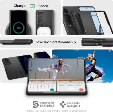 Защитный чехол Spigen (SGP) AirSkin (FF) для Samsung Galaxy Fold 4 - Black