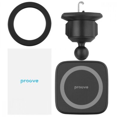 Автомобільний тримач Proove Block Magnetic Air Outlet Car Mount Magnetic Ring - Black