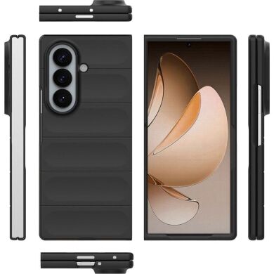 Силиконовый (TPU) чехол Deexe Terra Case (FF) для Samsung Galaxy Fold 8 Ultra - Black