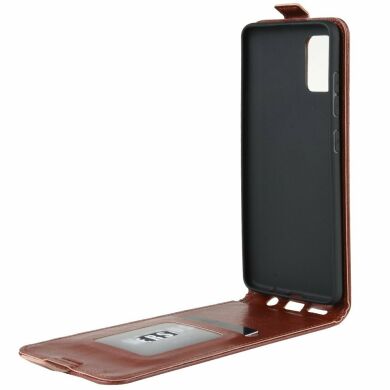 Чехол Deexe Flip Case для Samsung Galaxy A71 - Brown