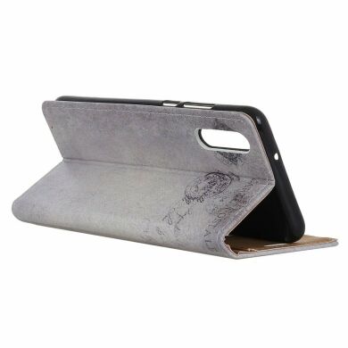 Чохол Deexe Life Style Wallet для Samsung Galaxy A70 (A705) - US Flag and Cat Holding Heart