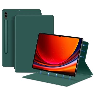 Чехол Deexe Magnetic Case для Samsung Galaxy Tab S9 Ultra (X910/916) - Green