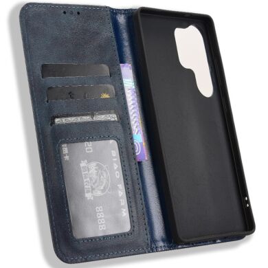 Чохол Deexe Retro Style для Samsung Galaxy S26 Ultra (S948) - Blue