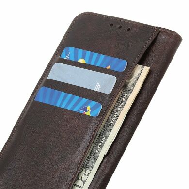Чехол Deexe Retro Wallet для Samsung Galaxy A21s (A217) - Coffee