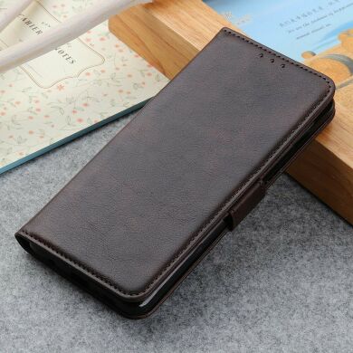 Чехол Deexe Retro Wallet для Samsung Galaxy A21s (A217) - Coffee