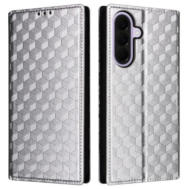 Чохол Deexe Rhombus Book для Samsung Galaxy A37 (A376) - Silver