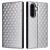 Чохол Deexe Rhombus Book для Samsung Galaxy A37 (A376) - Silver
