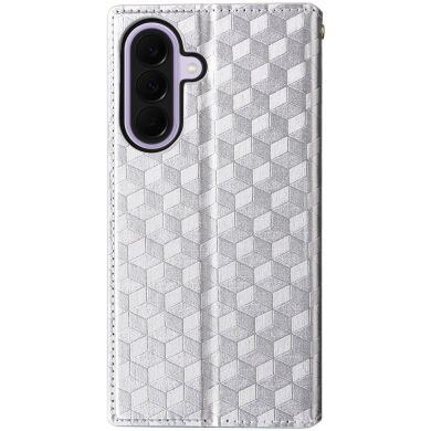 Чохол Deexe Rhombus Book для Samsung Galaxy A37 (A376) - Silver