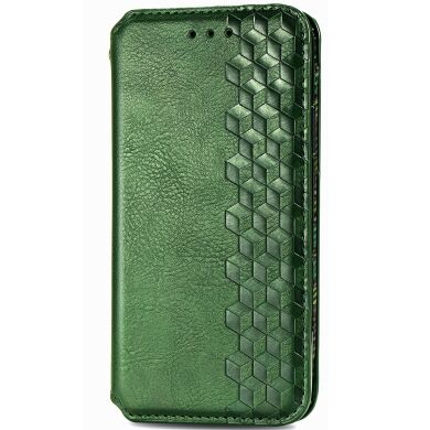 Чохол Deexe Rhombus Wallet для Samsung Galaxy S26 Plus - Green