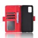 Чехол Deexe Wallet Stand для Samsung Galaxy A02s (A025) - Red. Фото 5 из 11