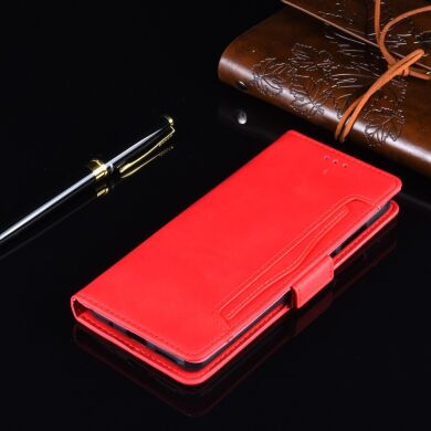 Чохол Deexe Wallet Stand для Samsung Galaxy A02s (A025) - Red