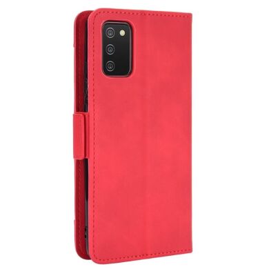 Чохол Deexe Wallet Stand для Samsung Galaxy A02s (A025) - Red