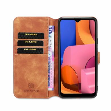 Чохол DG.MING Retro Style для Samsung Galaxy A20s (A207) - Brown
