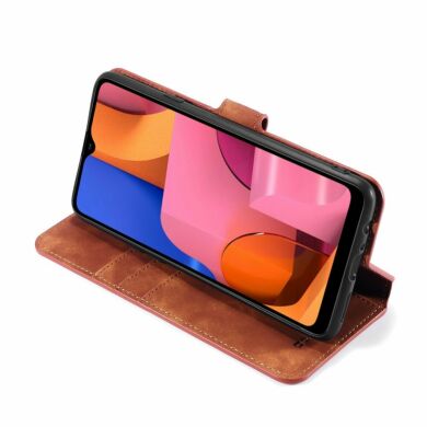 Чохол DG.MING Retro Style для Samsung Galaxy A20s (A207) - Brown